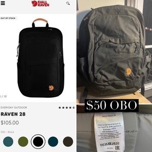 Fjall Raven backpack